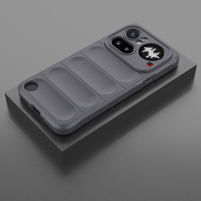 Nothing Phone 4a Pro 5G Magic Shield TPU + Flannel Protective Phone Case Cover, Shockproof Scratch Resistant
