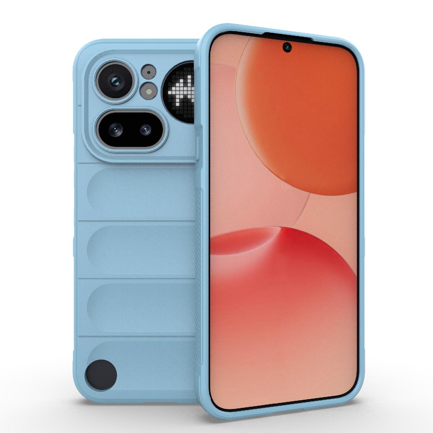 Nothing Phone 4a Pro 5G Magic Shield TPU + Flannel Protective Phone Case Cover, Shockproof Scratch Resistant