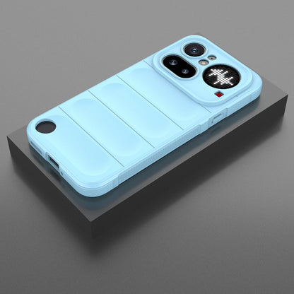 Nothing Phone 4a Pro 5G Magic Shield TPU + Flannel Protective Phone Case Cover, Shockproof Scratch Resistant