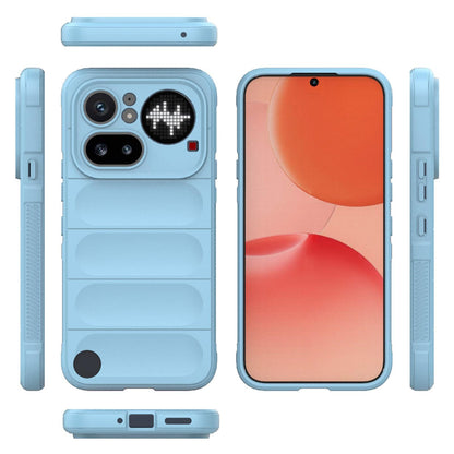 Nothing Phone 4a Pro 5G Magic Shield TPU + Flannel Protective Phone Case Cover, Shockproof Scratch Resistant