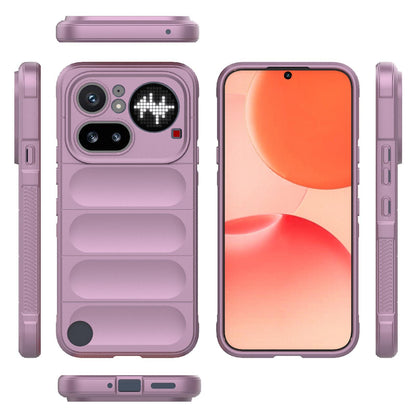 Nothing Phone 4a Pro 5G Magic Shield TPU + Flannel Protective Phone Case Cover, Shockproof Scratch Resistant