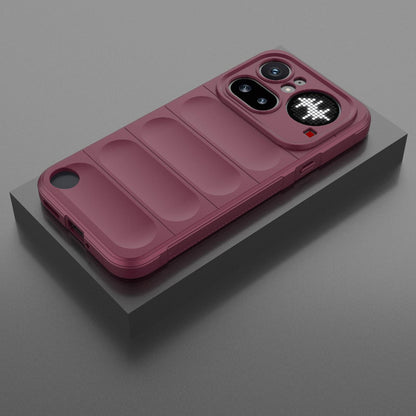 Nothing Phone 4a Pro 5G Magic Shield TPU + Flannel Protective Phone Case Cover, Shockproof Scratch Resistant