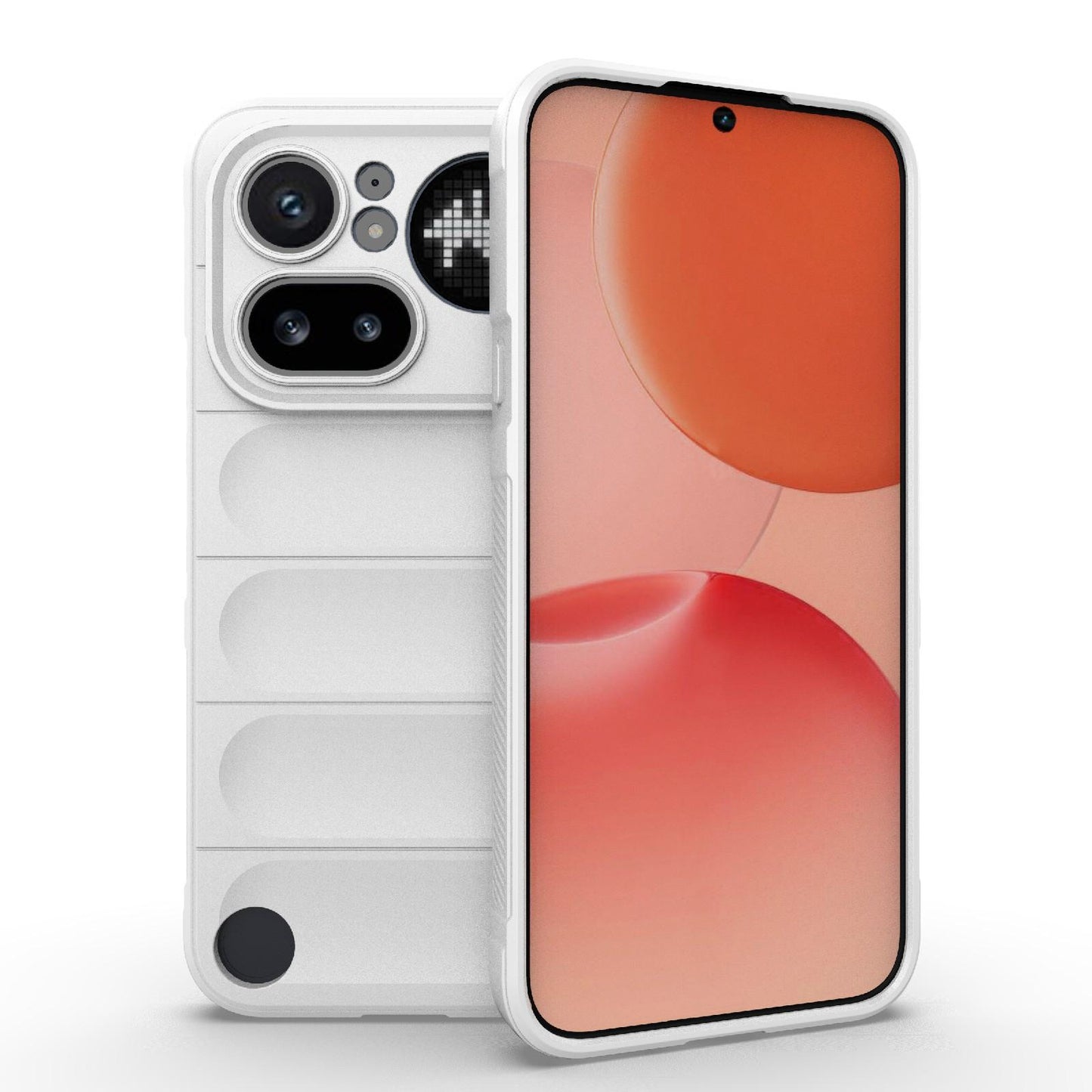 Nothing Phone 4a Pro 5G Magic Shield TPU + Flannel Protective Phone Case Cover, Shockproof Scratch Resistant