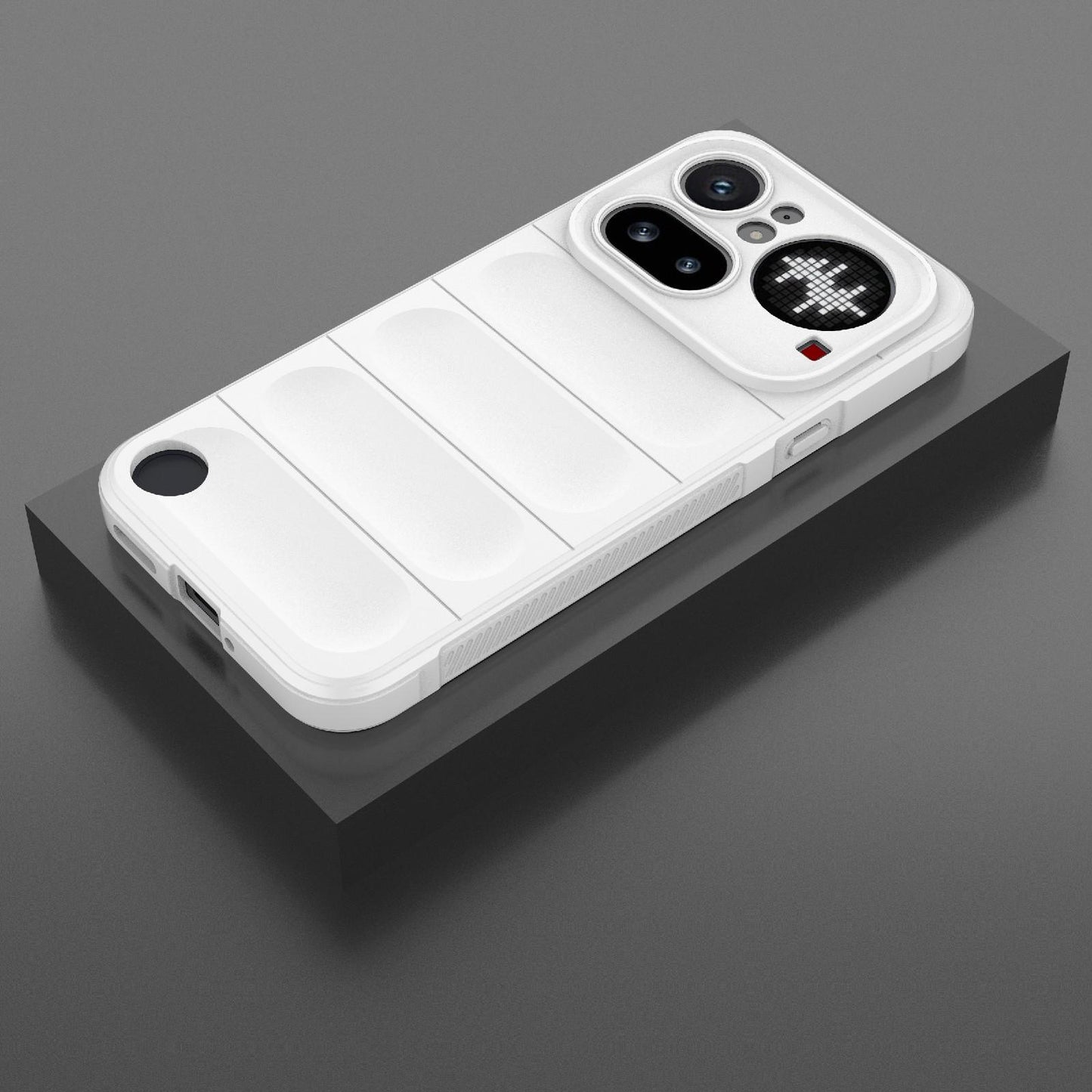 Nothing Phone 4a Pro 5G Magic Shield TPU + Flannel Protective Phone Case Cover, Shockproof Scratch Resistant