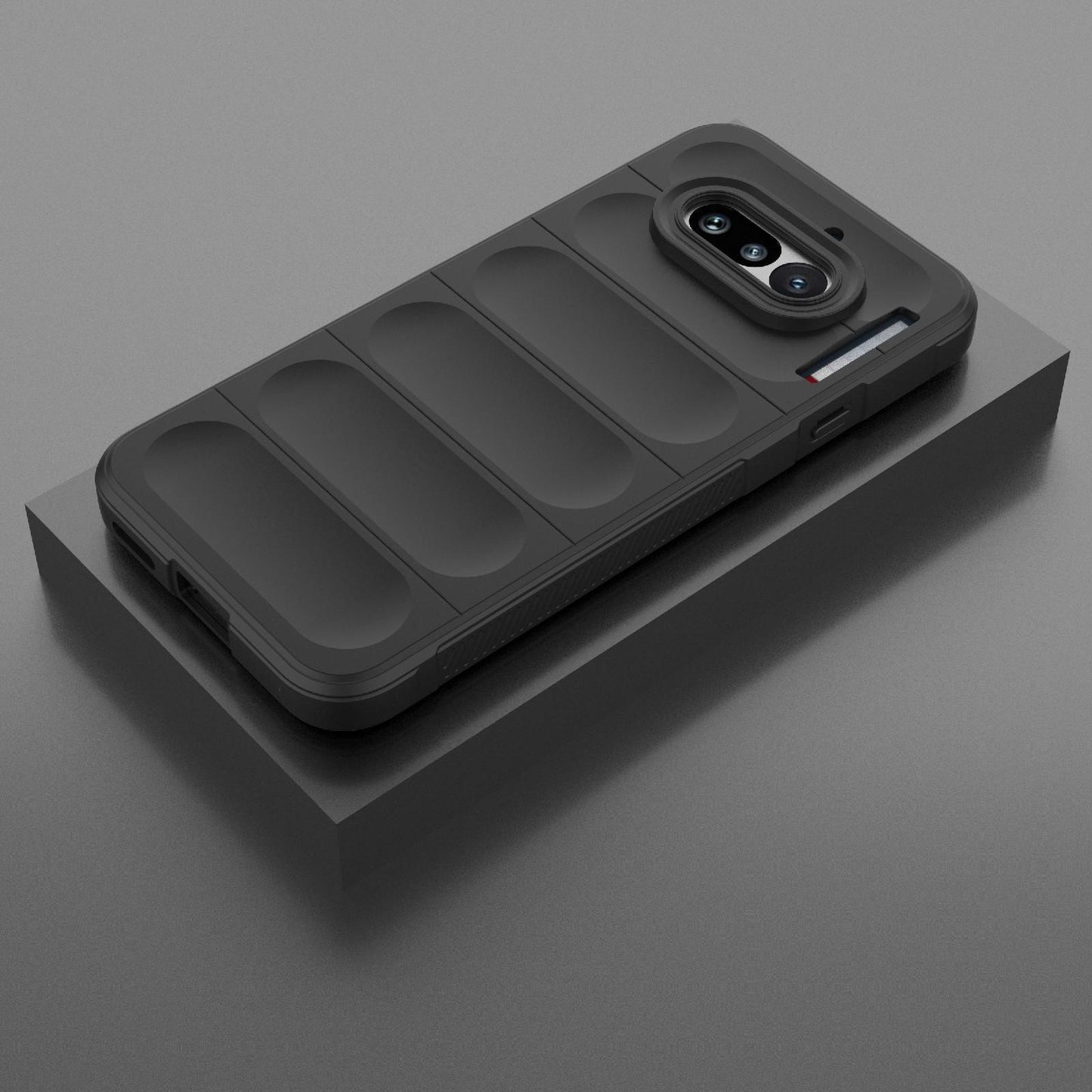 Nothing Phone 4a 5G Magic Shield TPU + Flannel Protective Phone Case Cover, Shockproof Scratch Resistant