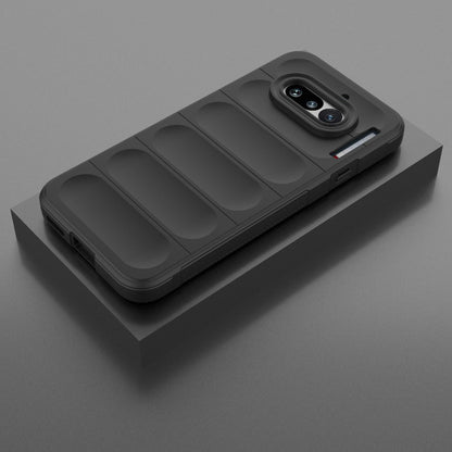 Nothing Phone 4a 5G Magic Shield TPU + Flannel Protective Phone Case Cover, Shockproof Scratch Resistant