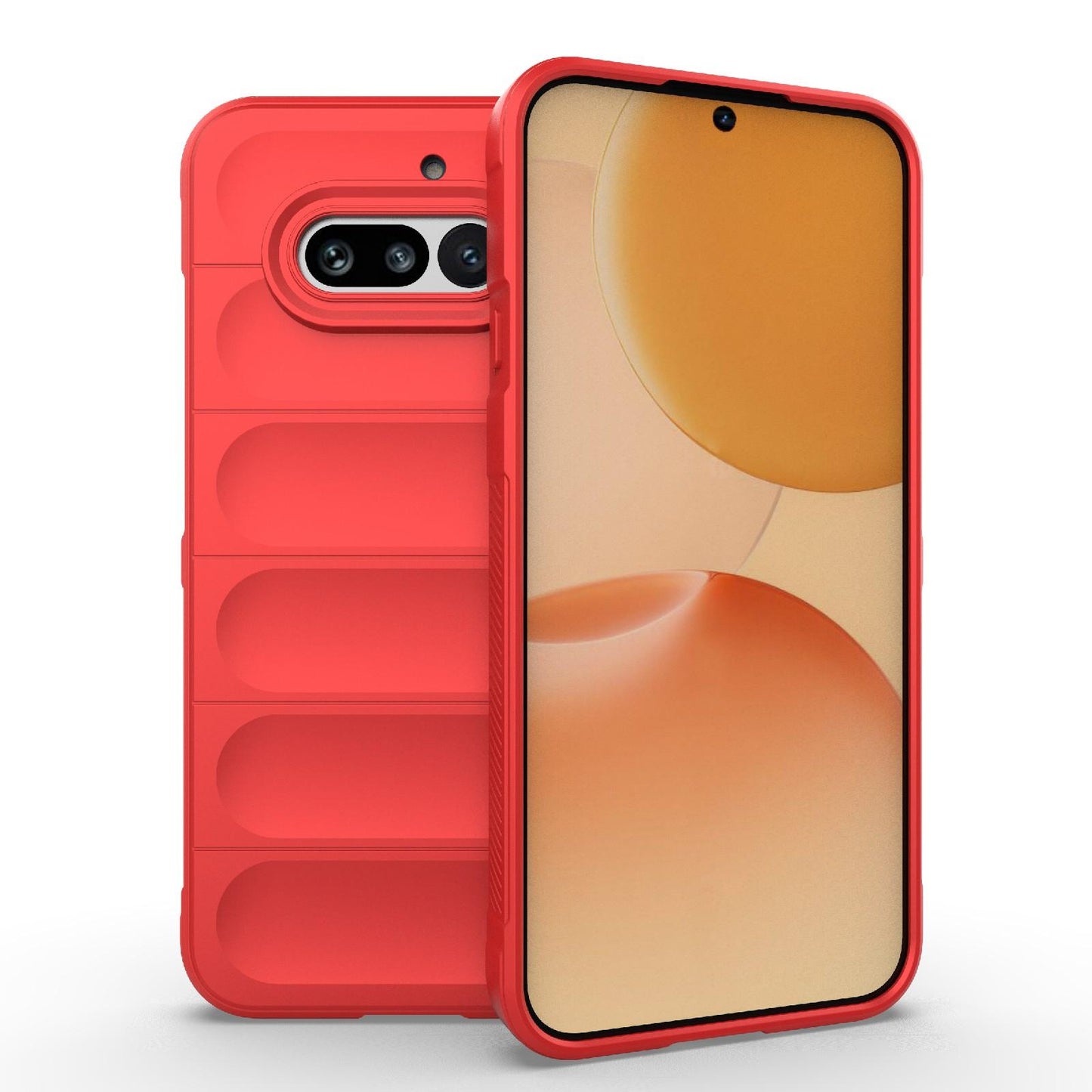 Nothing Phone 4a 5G Magic Shield TPU + Flannel Protective Phone Case Cover, Shockproof Scratch Resistant
