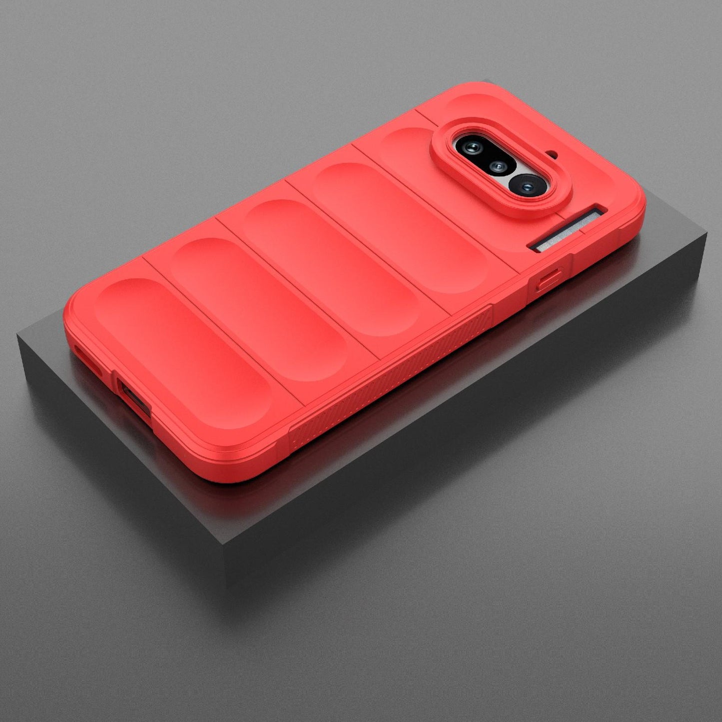 Nothing Phone 4a 5G Magic Shield TPU + Flannel Protective Phone Case Cover, Shockproof Scratch Resistant