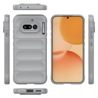 Nothing Phone 4a 5G Magic Shield TPU + Flannel Protective Phone Case Cover, Shockproof Scratch Resistant