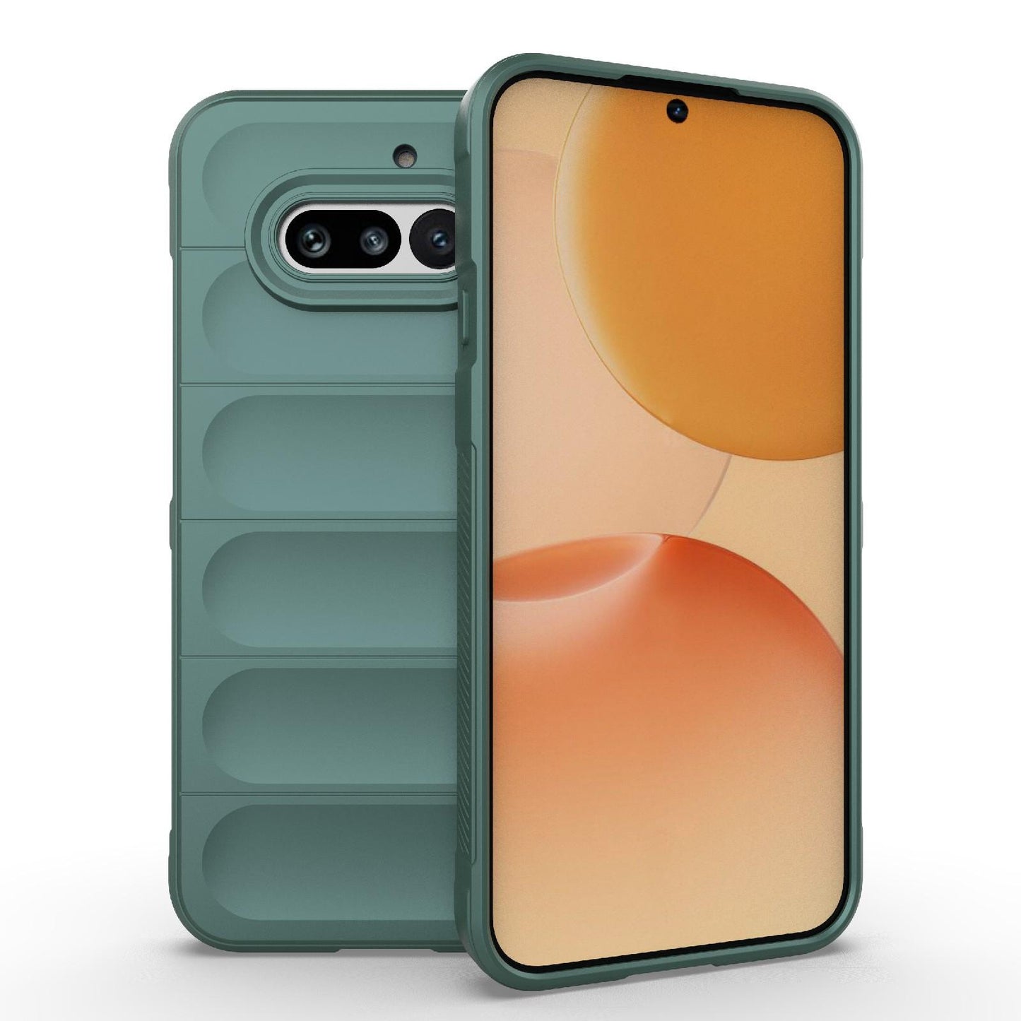 Nothing Phone 4a 5G Magic Shield TPU + Flannel Protective Phone Case Cover, Shockproof Scratch Resistant