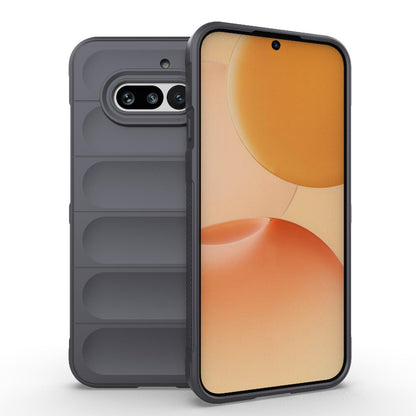 Nothing Phone 4a 5G Magic Shield TPU + Flannel Protective Phone Case Cover, Shockproof Scratch Resistant