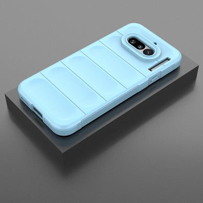 Nothing Phone 4a 5G Magic Shield TPU + Flannel Protective Phone Case Cover, Shockproof Scratch Resistant