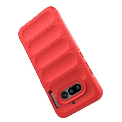 Nothing Phone 4a 5G Magic Shield TPU + Flannel Protective Phone Case Cover, Shockproof Scratch Resistant