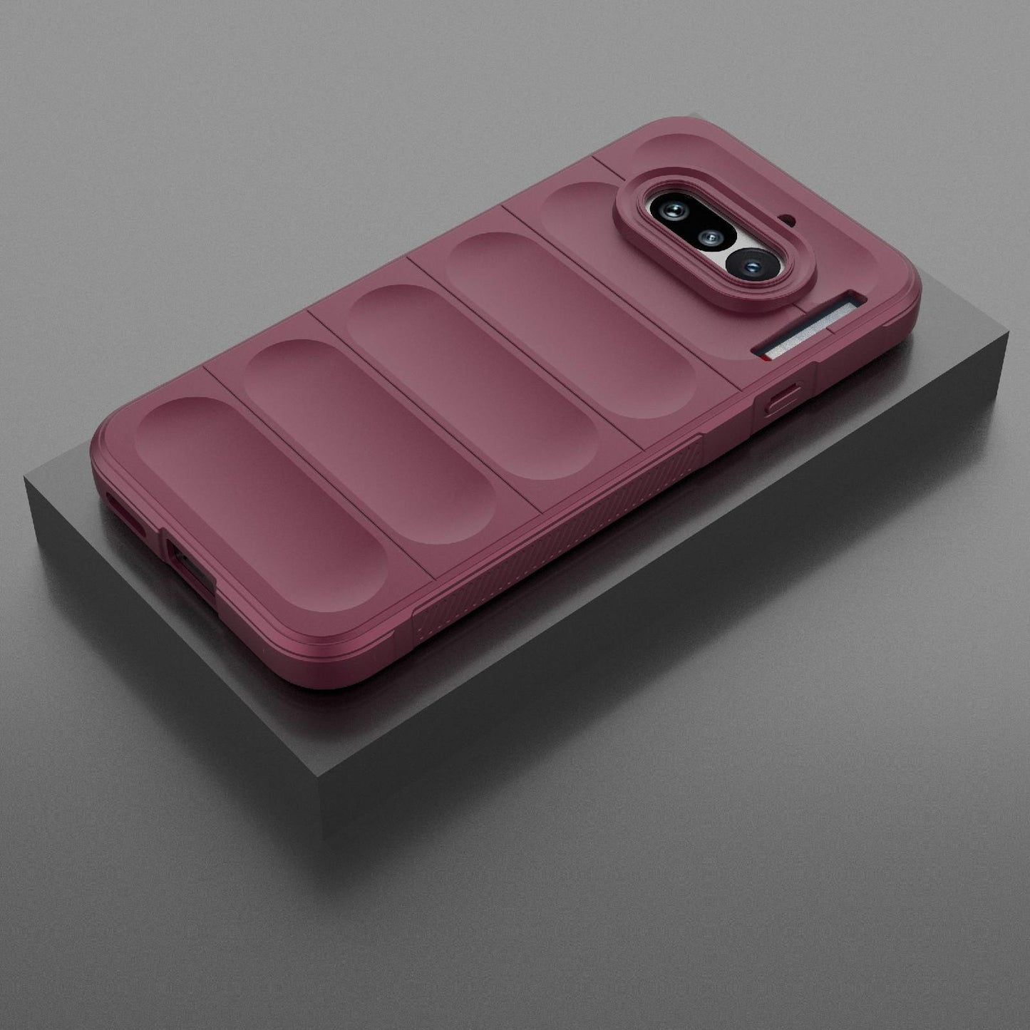 Nothing Phone 4a 5G Magic Shield TPU + Flannel Protective Phone Case Cover, Shockproof Scratch Resistant