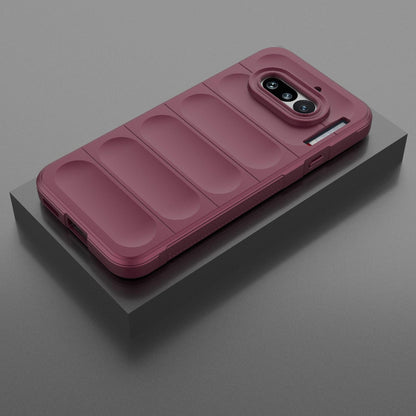 Nothing Phone 4a 5G Magic Shield TPU + Flannel Protective Phone Case Cover, Shockproof Scratch Resistant