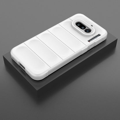 Nothing Phone 4a 5G Magic Shield TPU + Flannel Protective Phone Case Cover, Shockproof Scratch Resistant