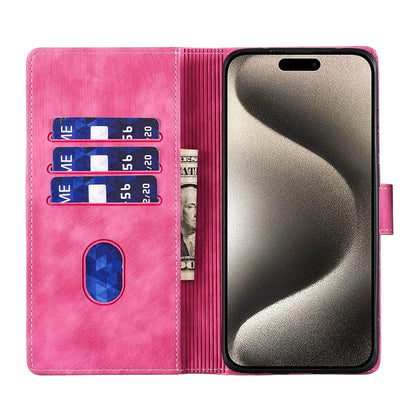 iPhone 14 Pro Pen Heart Cat Embossed Leather Phone Case with Wear-Resistant TPU+PU, Lightweight Wallet Stand Function, and Precise Cutouts for Ultimate Protection