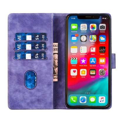 iPhone XR Pen Heart Cat Embossed Leather Phone Case with Wear-Resistant TPU+PU, Lightweight Wallet Stand Function, and Precise Cutouts for Ultimate Protection