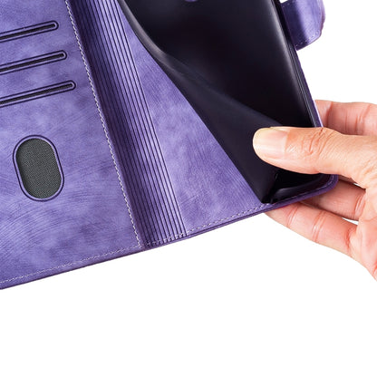 Samsung Galaxy A13 4G Pen Heart Cat Embossed Leather Phone Case with Wear-Resistant TPU+PU, Lightweight Wallet Stand Function, and Precise Cutouts for Ultimate Protection