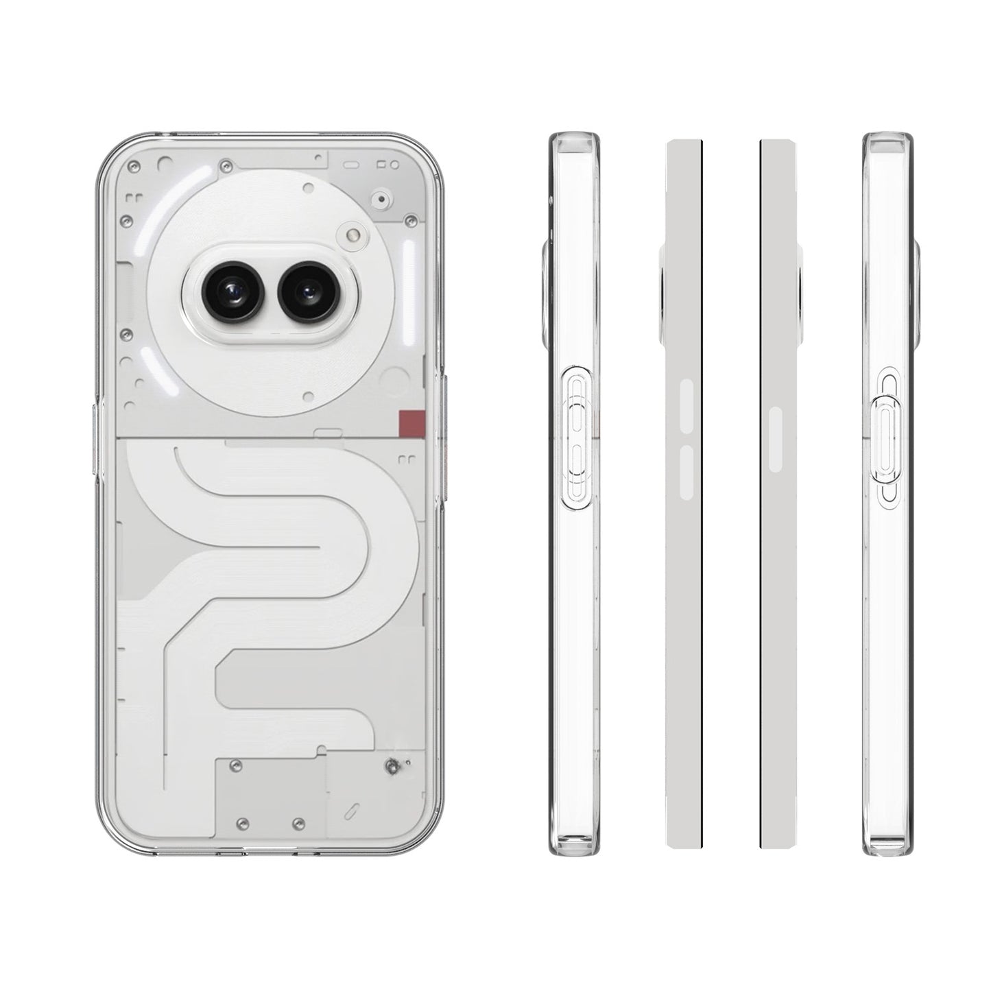 Nothing Phone 2a Waterproof Texture TPU Protective Phone Case Shockproof Cover