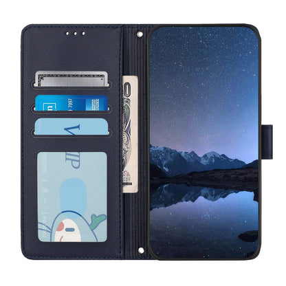 OPPO A32 2020 4G Cat & Rat Embossed RFID Leather Case, Lanyard, Wallet, Card Slots, Kickstand, Anti-Fall, Scratch-Resistant