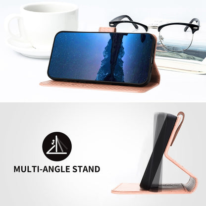 OPPO A94 4G Carbon Fiber Buckle Leather Phone Case with Lanyard, PU Leather TPU Wallet Cover with Card Slot, Cash Compartment, Stand Function & Scratch Protection