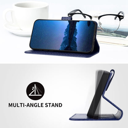Xiaomi Redmi Note 13 Pro+ Carbon Fiber Buckle Leather Phone Case with Lanyard, PU Leather TPU Wallet Cover with Card Slot, Cash Compartment, Stand Function & Scratch Protection