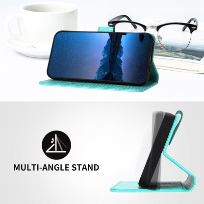 Samsung Galaxy S23+ 5G Carbon Fiber Buckle Leather Phone Case with Lanyard, PU Leather TPU Wallet Cover with Card Slot, Cash Compartment, Stand Function & Scratch Protection