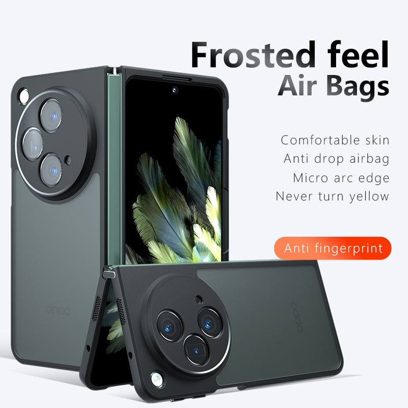 OPPO Find N3 Armor Precise Hole PC Hybrid TPU Phone Case with Full Protection Shockproof Cover