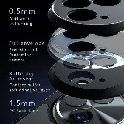 OPPO Find N3 Armor Precise Hole PC Hybrid TPU Phone Case with Full Protection Shockproof Cover