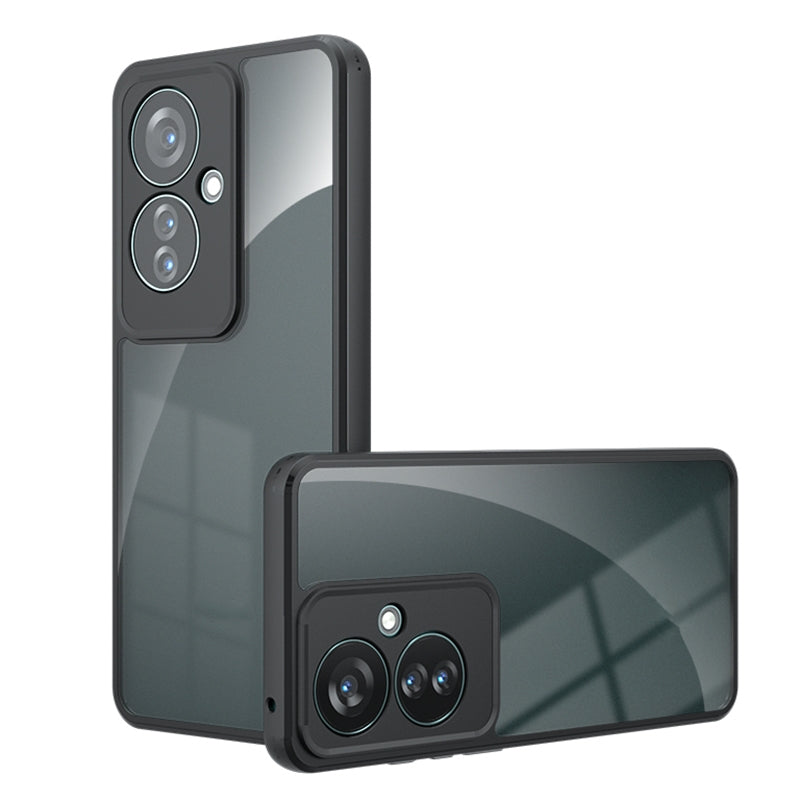 OPPO Reno11 F Armor Precise Hole PC Hybrid TPU Phone Case with Full Protection Shockproof Cover
