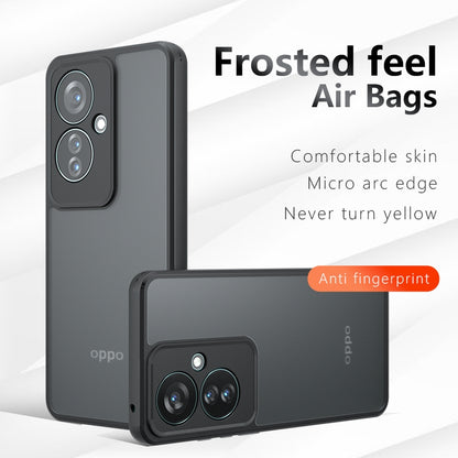 OPPO Reno11 F Armor Precise Hole PC Hybrid TPU Phone Case with Full Protection Shockproof Cover