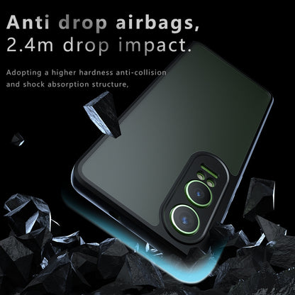 OPPO K12x Armor Precise Hole PC Hybrid TPU Phone Case with Full Protection Shockproof Cover