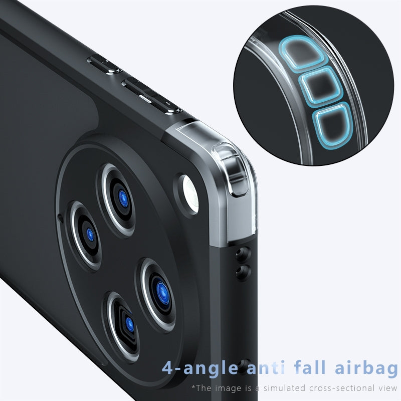 OPPO Find X8 Pro Armor Precise Hole PC Hybrid TPU Phone Case with Full Protection Shockproof Cover