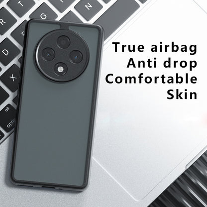 OPPO A3 Pro Armor Precise Hole PC Hybrid TPU Phone Case with Full Protection Shockproof Cover