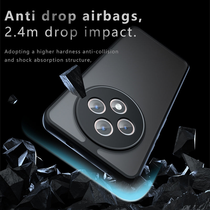 OPPO F27 Armor Precise Hole PC Hybrid TPU Phone Case with Full Protection Shockproof Cover