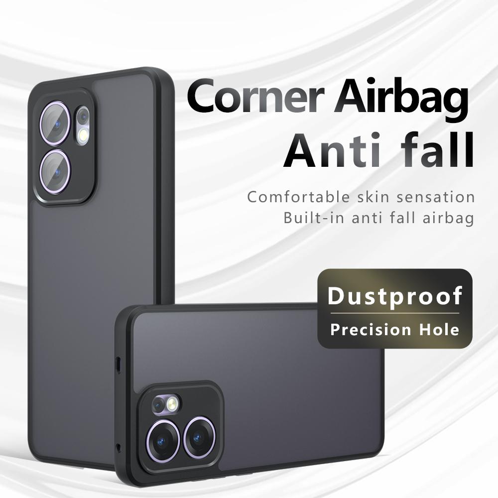 OPPO Reno13 F 5G Armor Precise Hole PC Hybrid TPU Phone Case with Full Protection Shockproof Cover