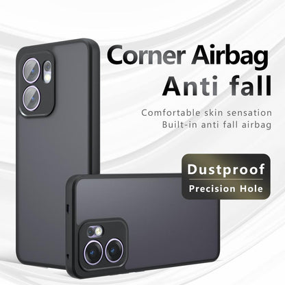 OPPO Reno13 F 5G Armor Precise Hole PC Hybrid TPU Phone Case with Full Protection Shockproof Cover