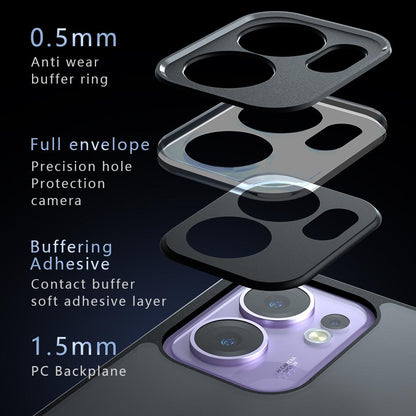 OPPO Reno13 F 5G Armor Precise Hole PC Hybrid TPU Phone Case with Full Protection Shockproof Cover