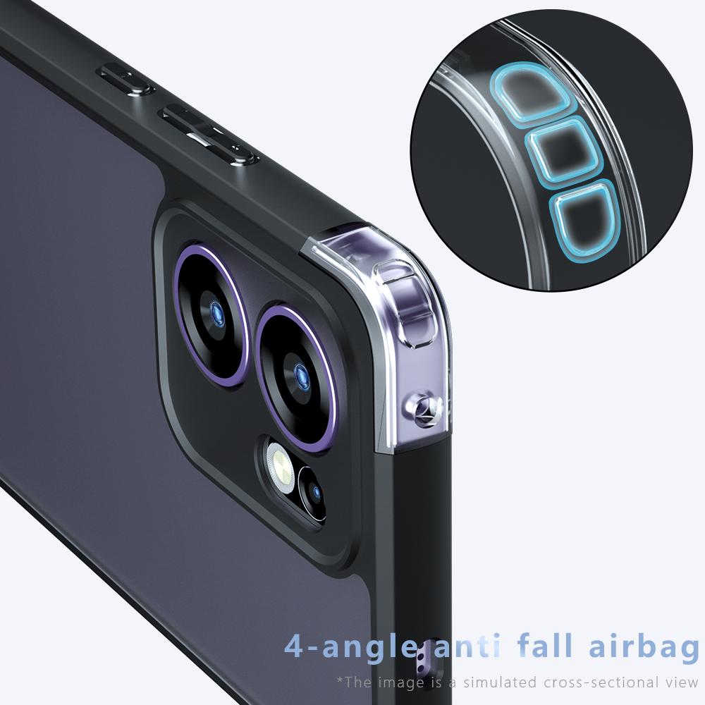 OPPO Reno13 F 5G Armor Precise Hole PC Hybrid TPU Phone Case with Full Protection Shockproof Cover