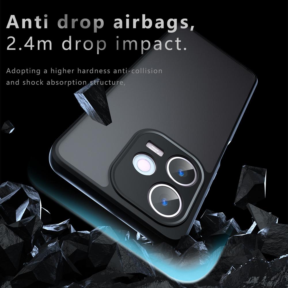 OPPO A5 Energy Armor Precise Hole PC Hybrid TPU Phone Case with Full Protection Shockproof Cover