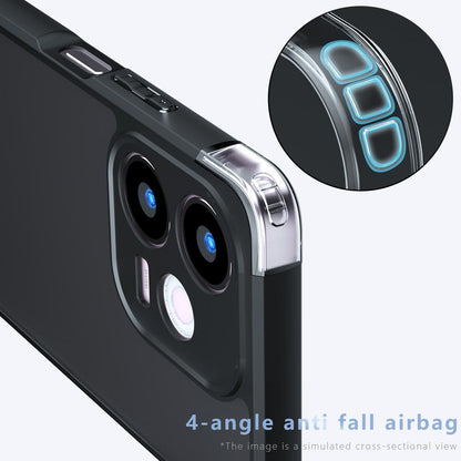 OPPO A5 Energy Armor Precise Hole PC Hybrid TPU Phone Case with Full Protection Shockproof Cover