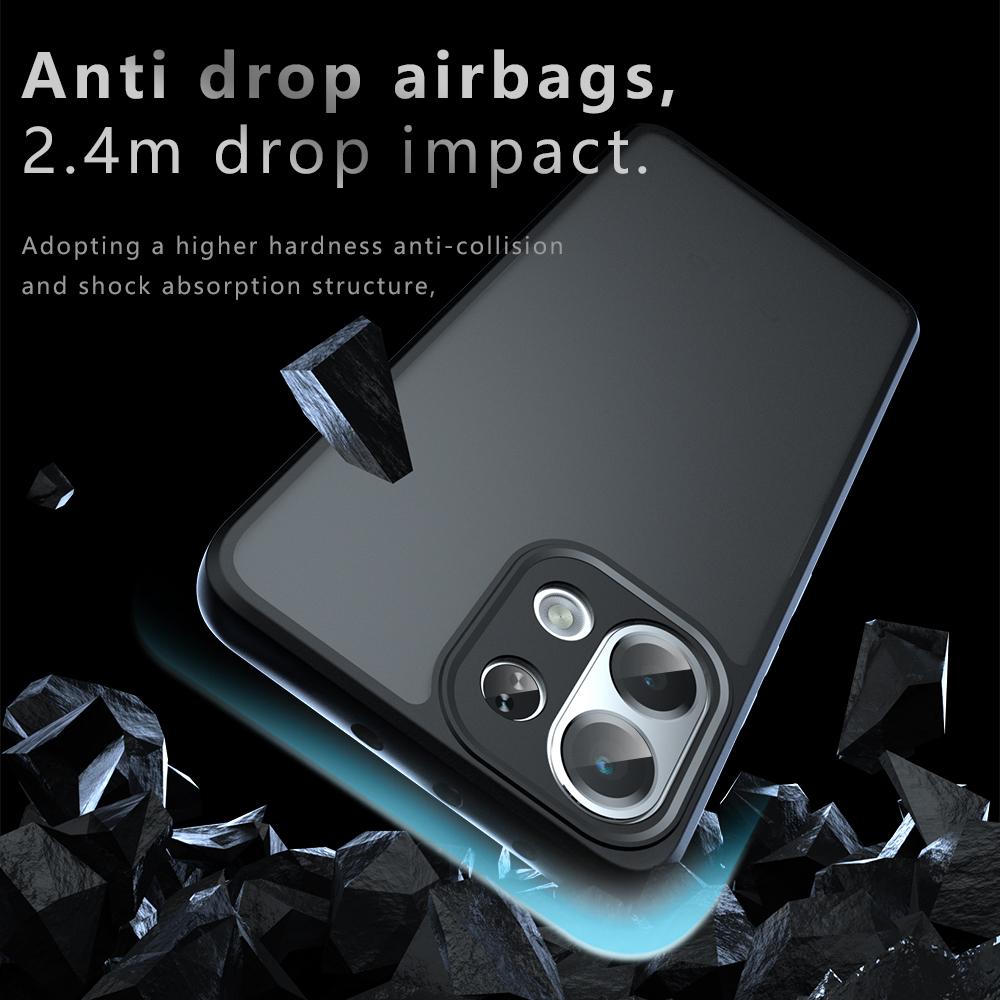 OPPO K13 Armor Precise Hole PC Hybrid TPU Phone Case with Full Protection Shockproof Cover