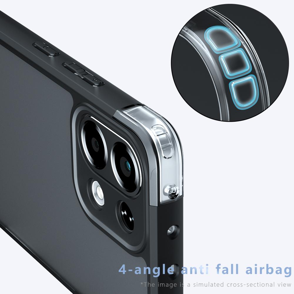 OPPO K13x Armor Precise Hole PC Hybrid TPU Phone Case with Full Protection Shockproof Cover