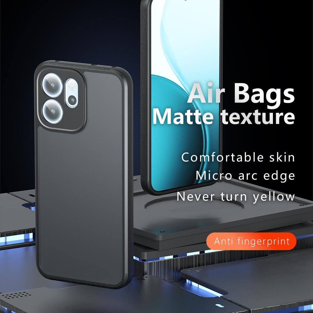 OPPO Reno14 F 5G Armor Precise Hole PC Hybrid TPU Phone Case with Full Protection Shockproof Cover