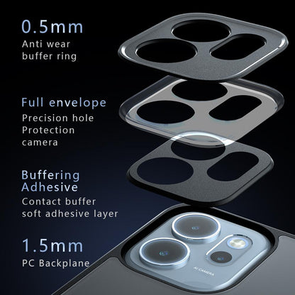 OPPO Reno14 F 5G Armor Precise Hole PC Hybrid TPU Phone Case with Full Protection Shockproof Cover