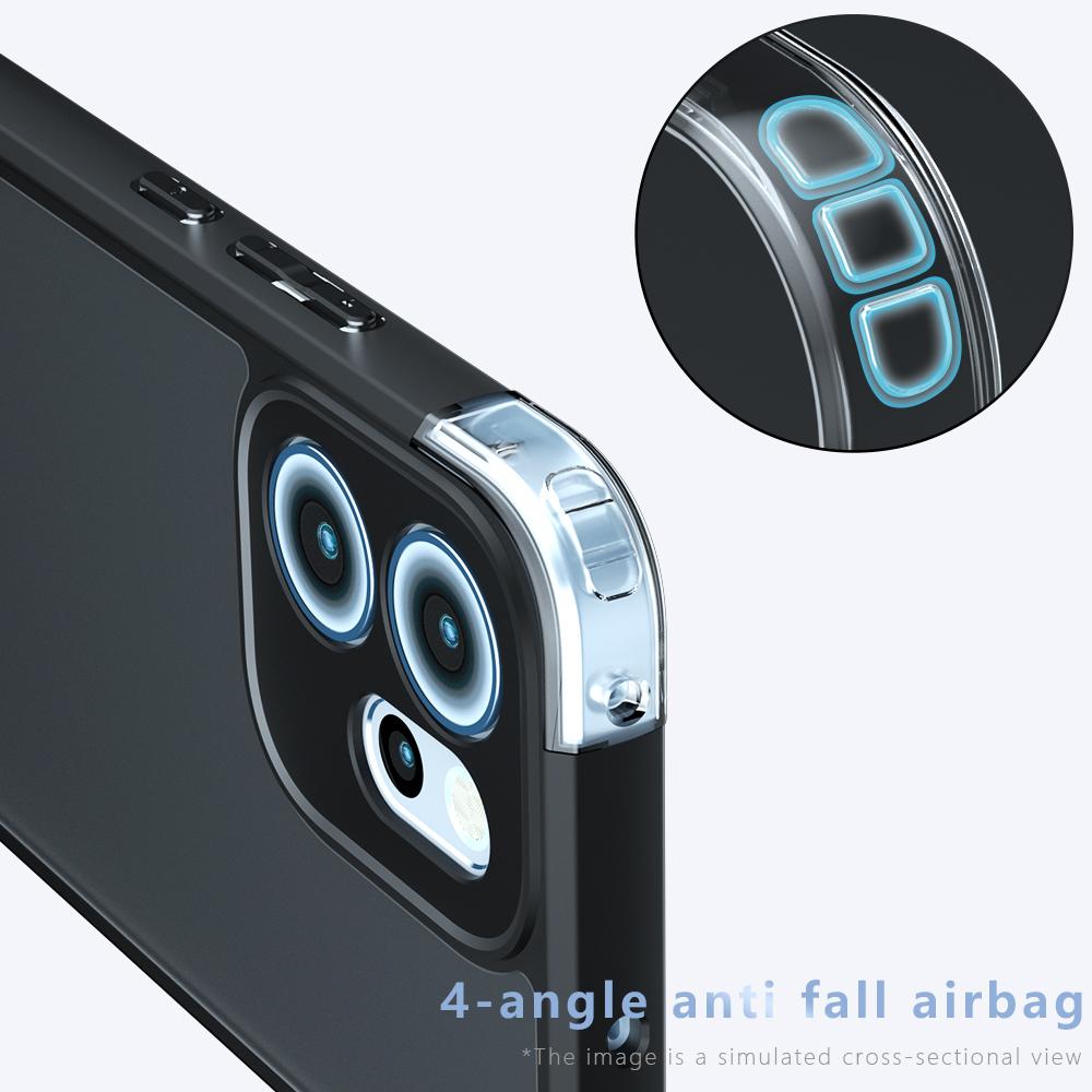 OPPO Reno14 F 5G Armor Precise Hole PC Hybrid TPU Phone Case with Full Protection Shockproof Cover