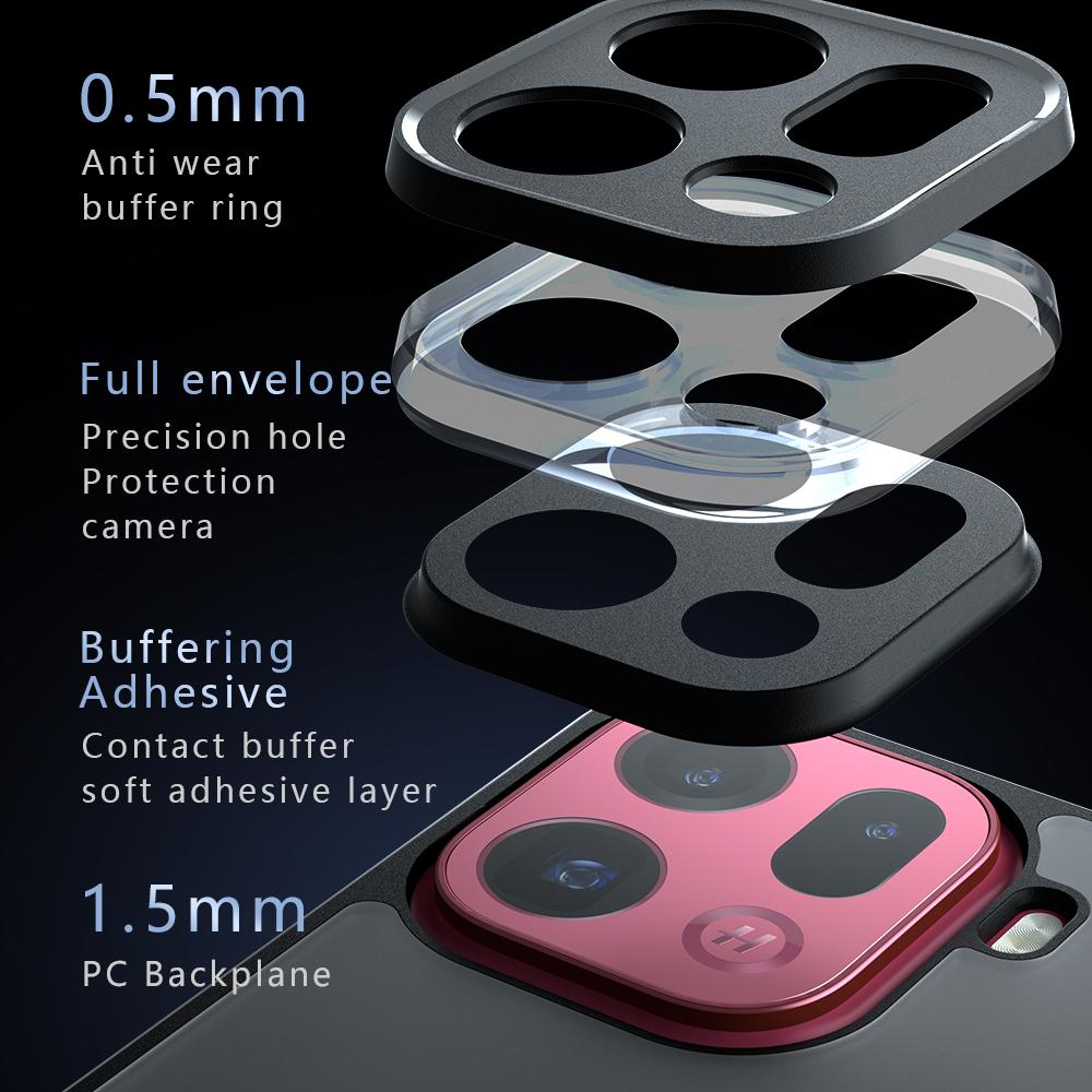 OPPO Find X9 Pro Armor Precise Hole PC Hybrid TPU Phone Case with Full Protection Shockproof Cover