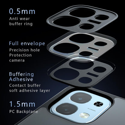 OPPO F31 5G Armor Precise Hole PC Hybrid TPU Phone Case with Full Protection Shockproof Cover