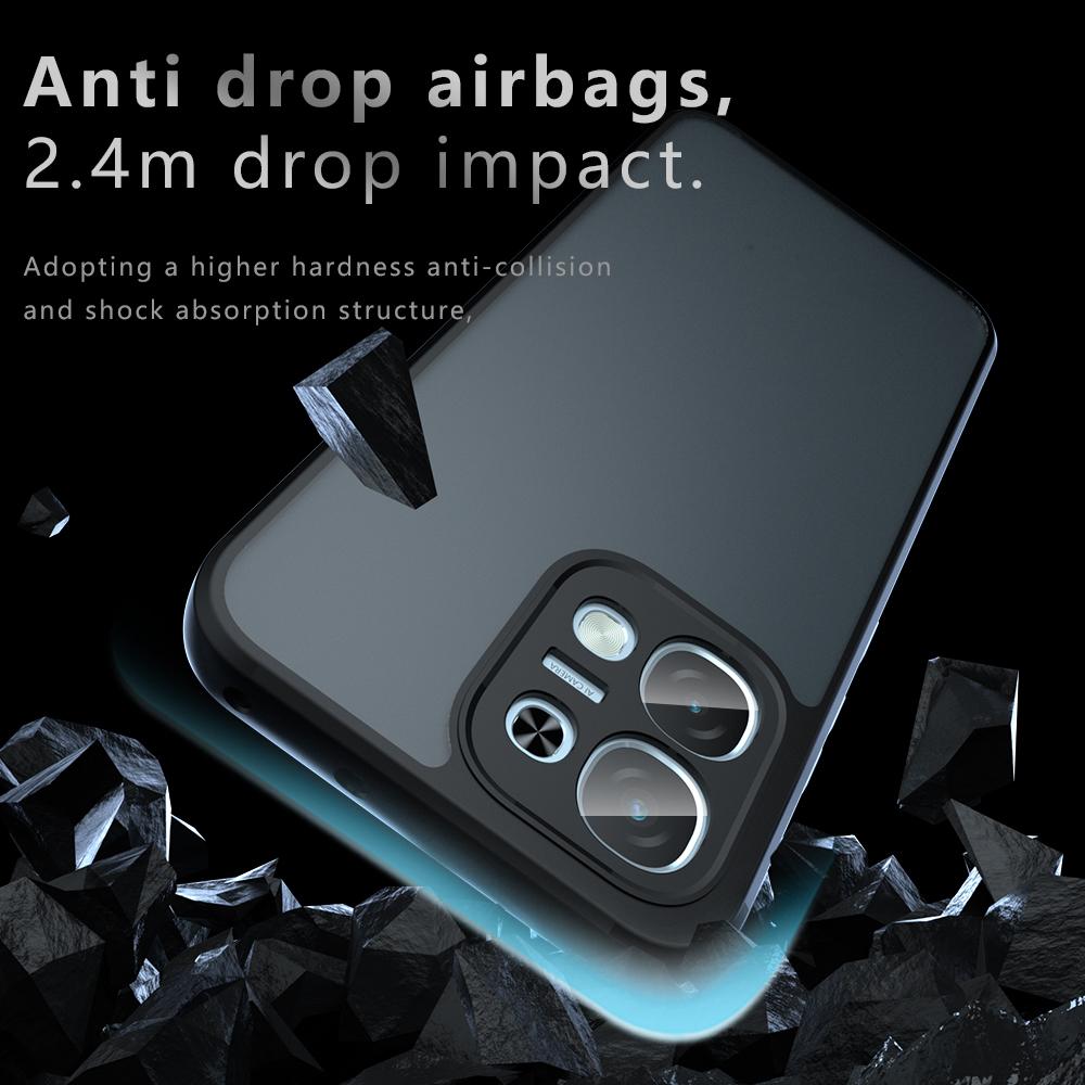 OPPO F31 5G Armor Precise Hole PC Hybrid TPU Phone Case with Full Protection Shockproof Cover